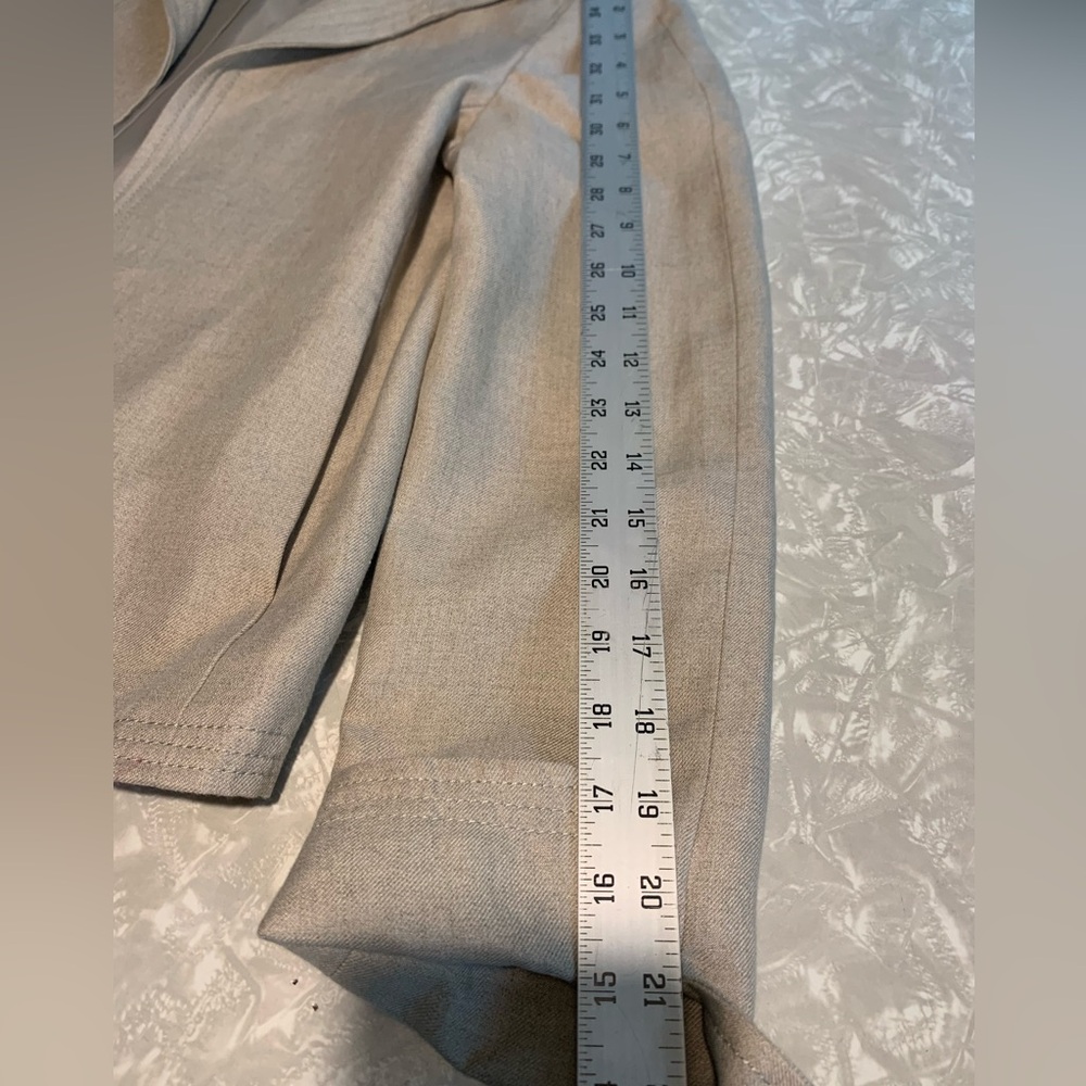 Light Sand Linen Jacket - Picture 8 of 11
